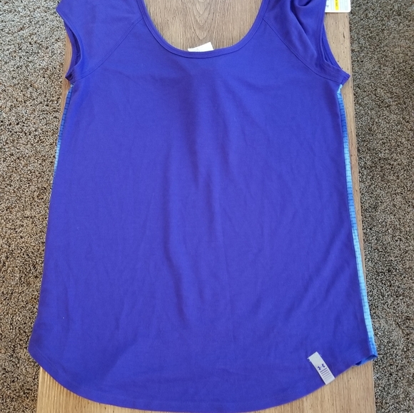 Under Armour Heat Gear Running Singlet XS Fitted Loose Compression Blue w/Reflex - Picture 9 of 13